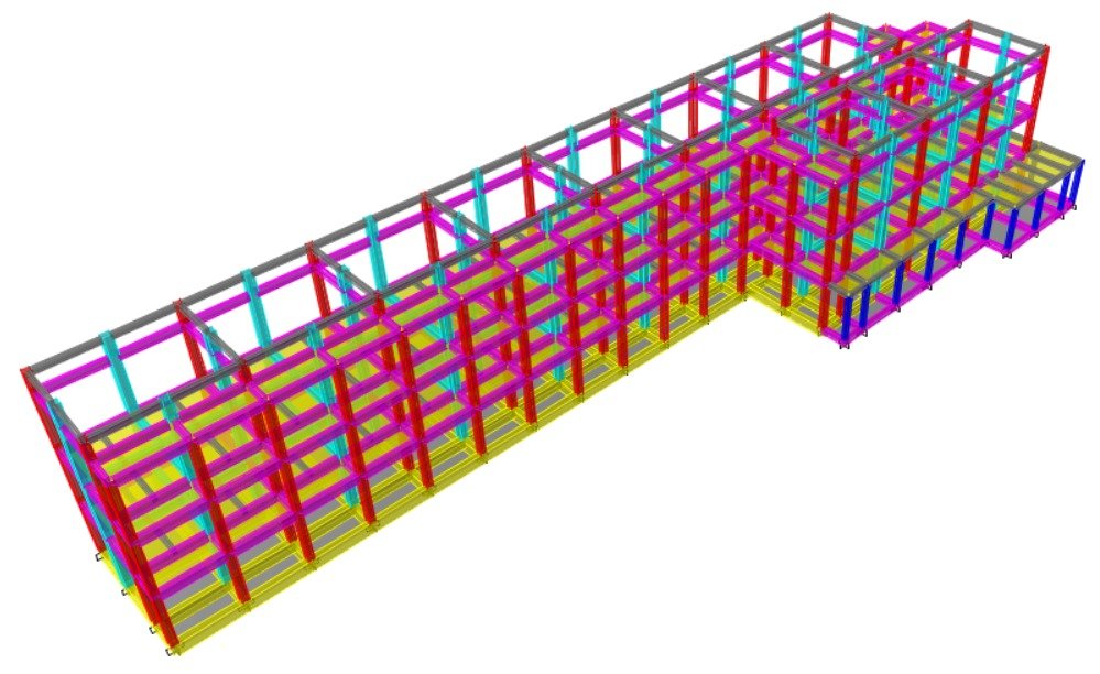 6. Desain Struktur Gedung Sekolah SDIT Insan Kamil Depok - Depok, Jawa Barat